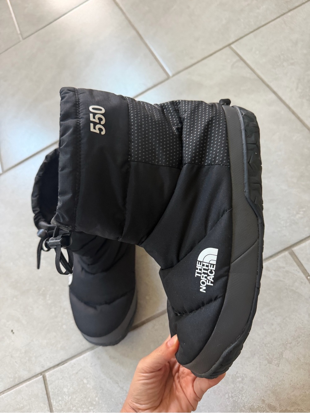 The North Face Black 550 Insulated Snow Boot